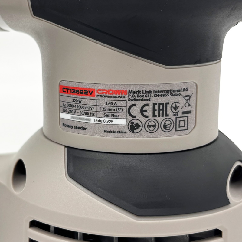 Машина шлифовальная эксцентриковая Crown CT13692V (CS)  в Костроме