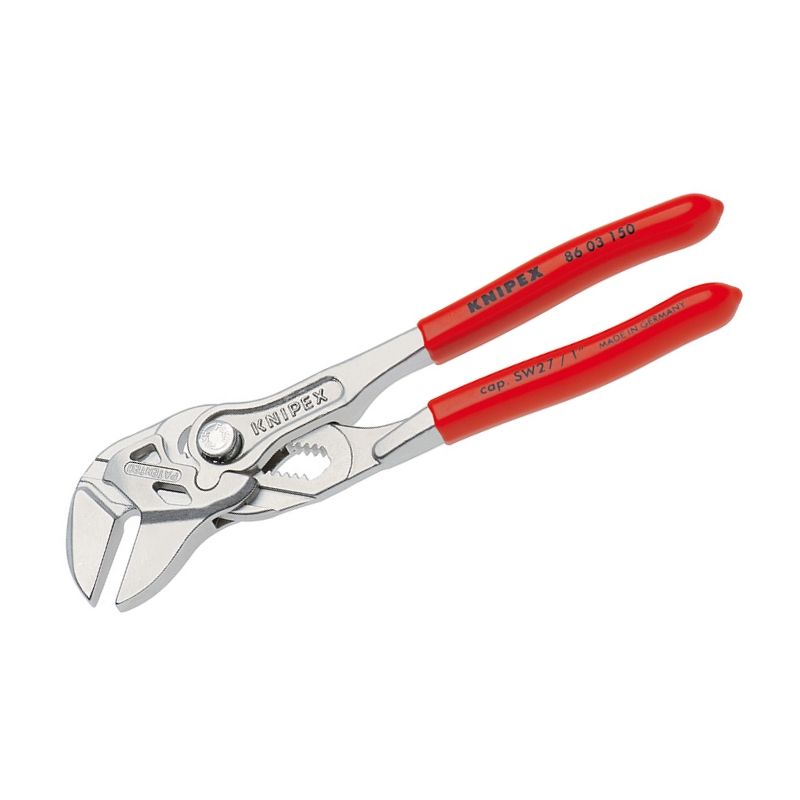 Клещи переставные KNIPEX, мини, хромированные, 150 mm, KN-8603150