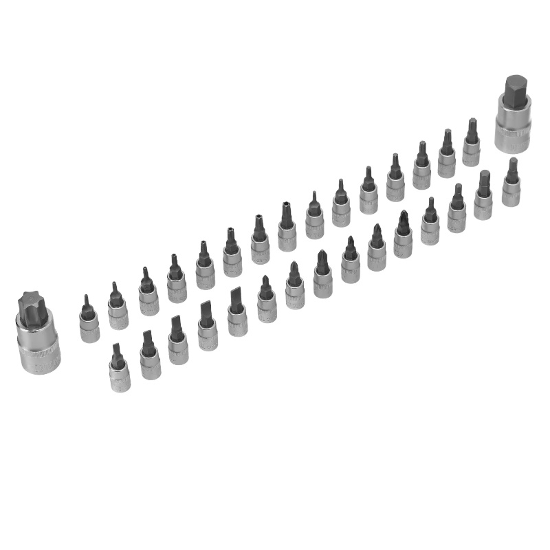 Набор инструментов Denzel 15808, 1/2", 3/8", 1/4", CrV, S2, пластиковый кейс, 232 предмета  в Иваново