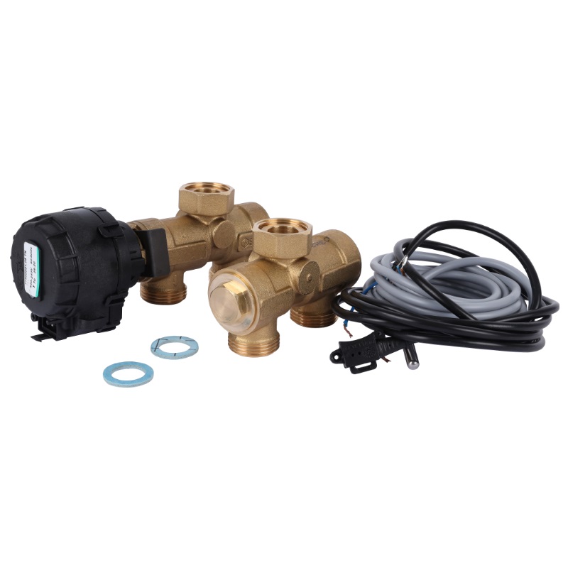 Комплект трехходового клапана Stout SFB-0001-000001 для котла + бойлера