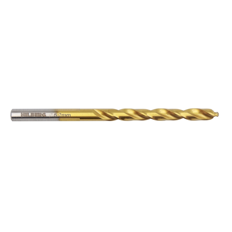 Сверло по металлу Hilberg CO052, 5.2*86(52)мм Cobalt 5% TOP в Коврове