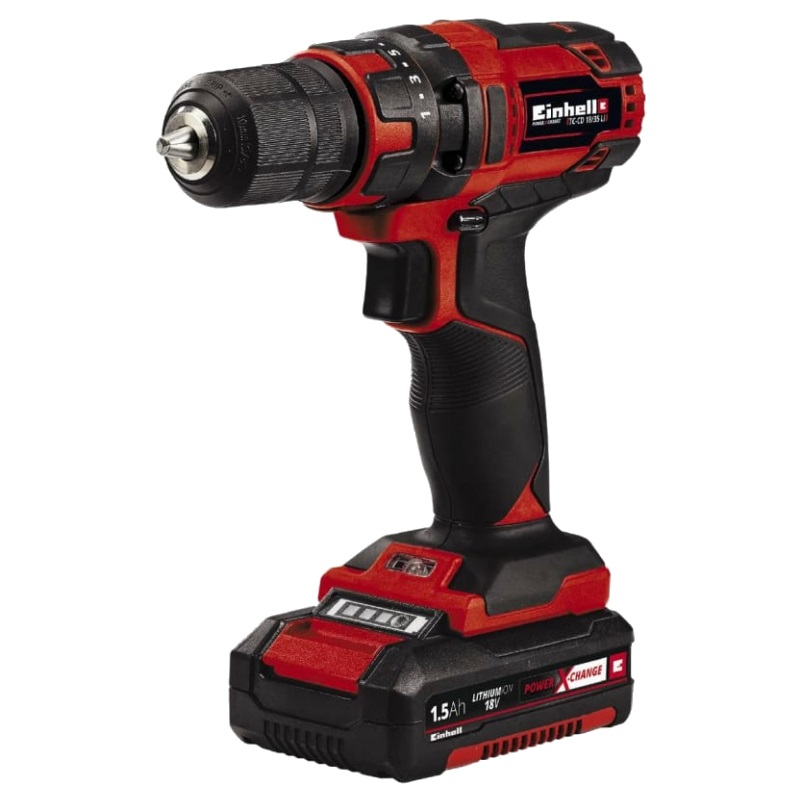 Дрель-шуруповёрт аккумуляторная Einhell PXC TC-CD 18/35 Li (1x1,5Ah) 4513914 в Переславле