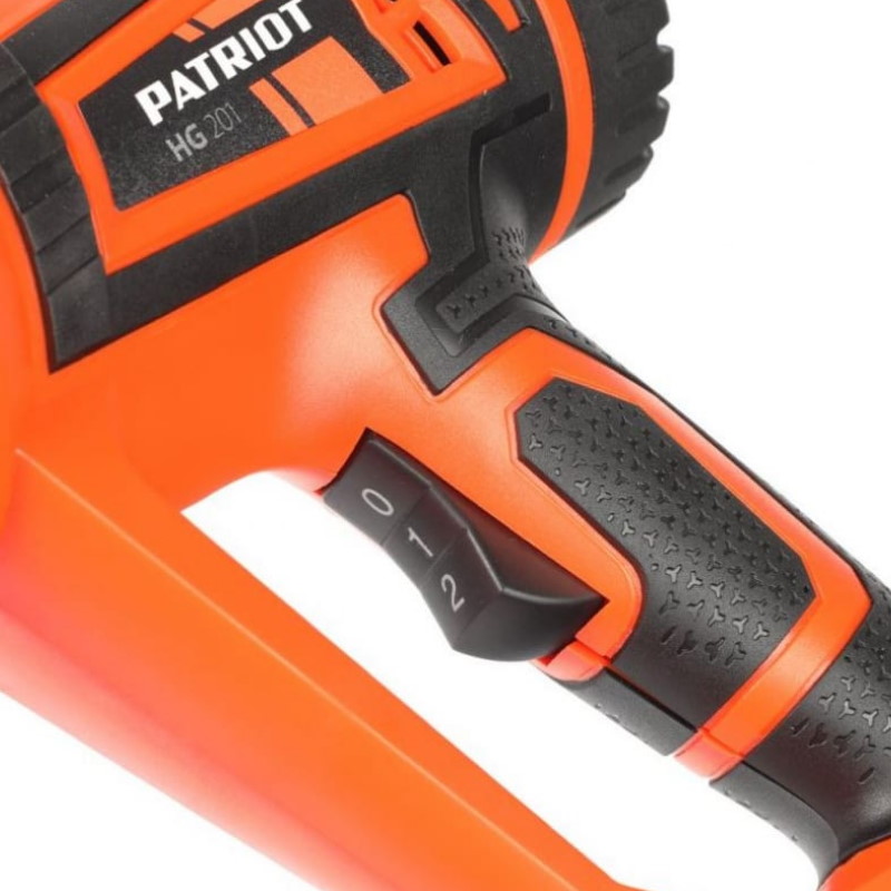 Строительный фен Patriot HG 201 170301311 (мощность 2 квт, рабочая температура 500°C)