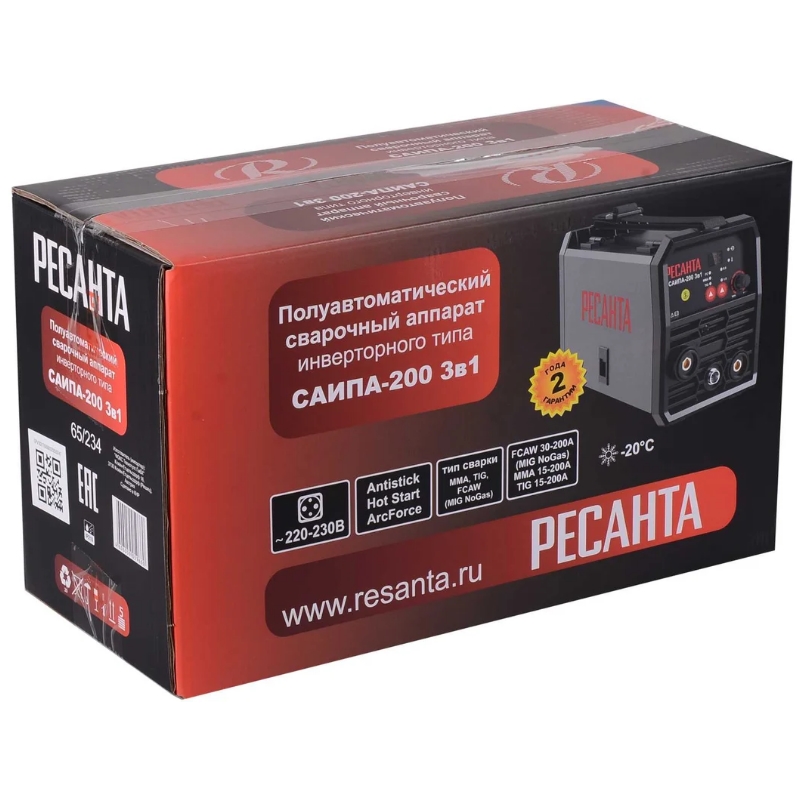 Сварочный полуавтомат Ресанта САИПА-200 65/234, 3в1 во Владимире