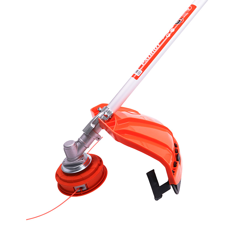 2-х тактный бензиновый триммер Patriot PT 5555ES Country (объем двигателя 52 см³, бак 1.1 л, леска + нож)