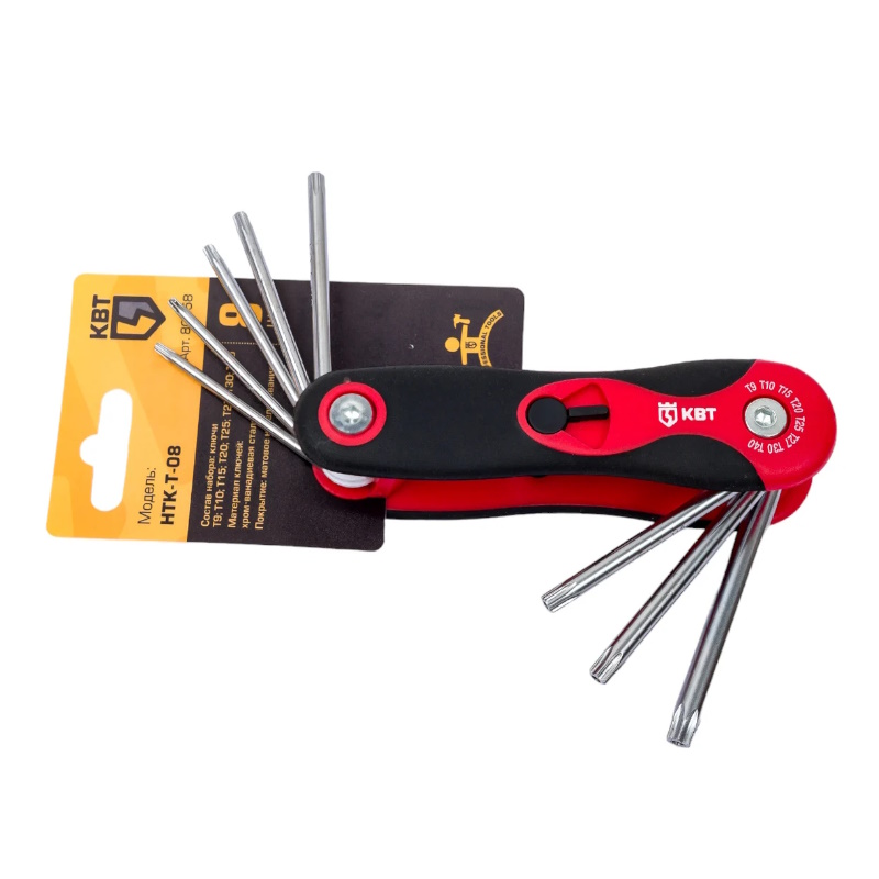 Набор ключей КВТ TORX НТК-Т-08 80958, серия KBT-PROFESSIONAL в Нижнем Новгороде