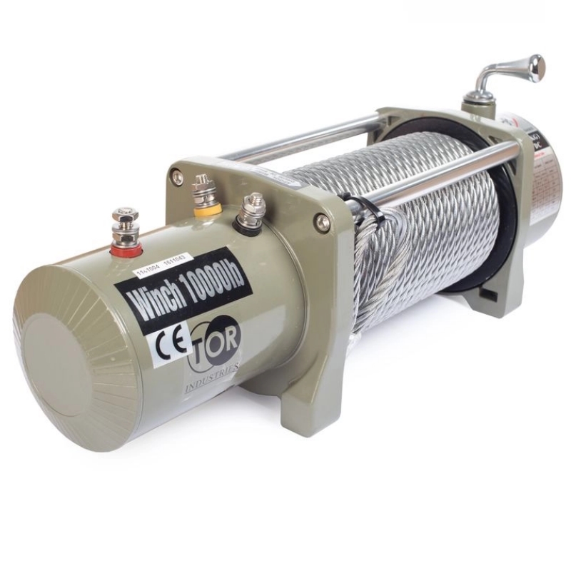 Лебедка автомобильная TOR ЛА S10000 1141004, г/п 4536 кг, 28 м, 12V в Муроме