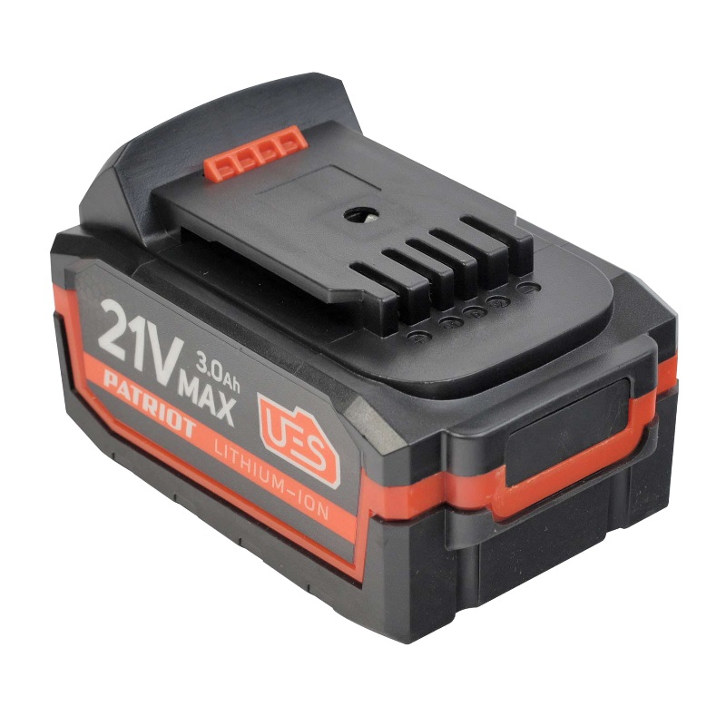 Батарея аккумуляторная Patriot PB BR 21V(Max) 180301123 (Li-ion, 21В, 3,0 Ач, UES, тонкая зарядка 5,5 мм) в Туле