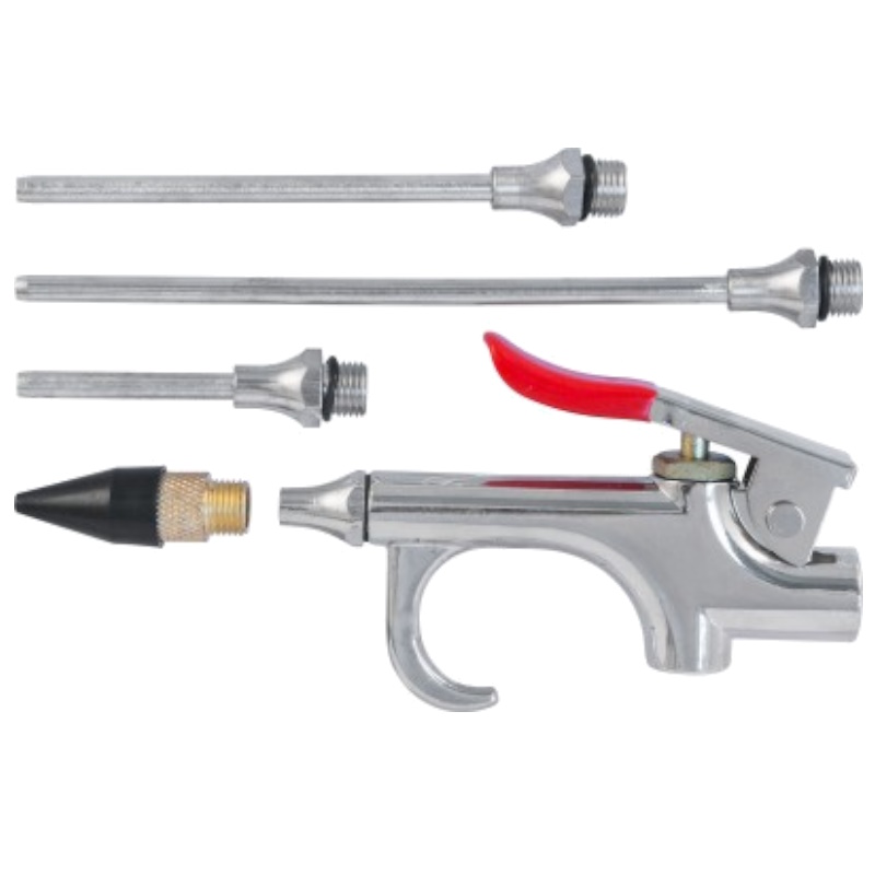 Пистолет продувочный Thorvik ABGK5 052645 с насадками в наборе 5 предметов 570₽
