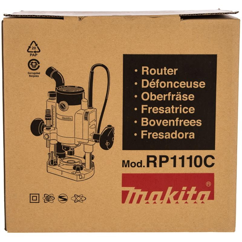 Фрезер Makita RP 1110 C (вертикальный, электронная регулировка скоростей, блокировка шпинделя, с аксессуарами) в Муроме