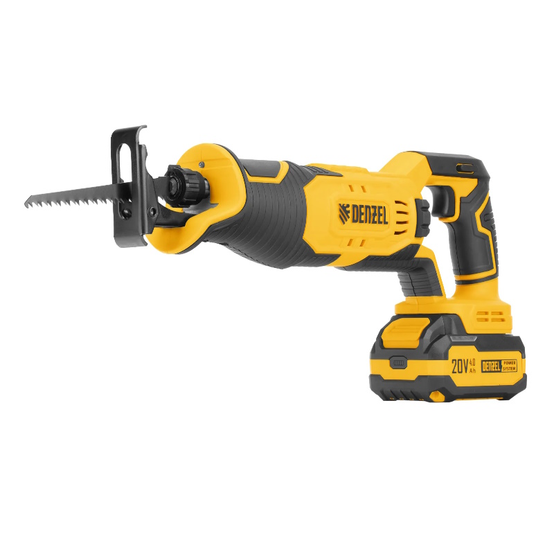 Пила сабельная аккумуляторная Denzel RS-180 28801, Li-Ion, 20 В  в Туле