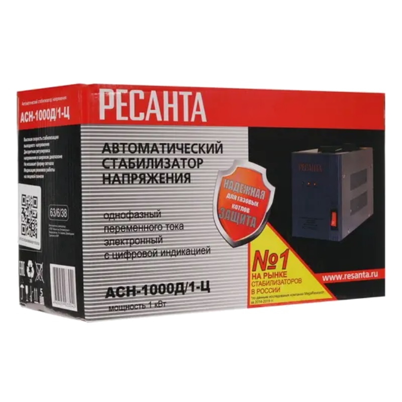 Стабилизатор напряжения Ресанта АСН-1000Д/1-Ц 63/6/38 в Александрове