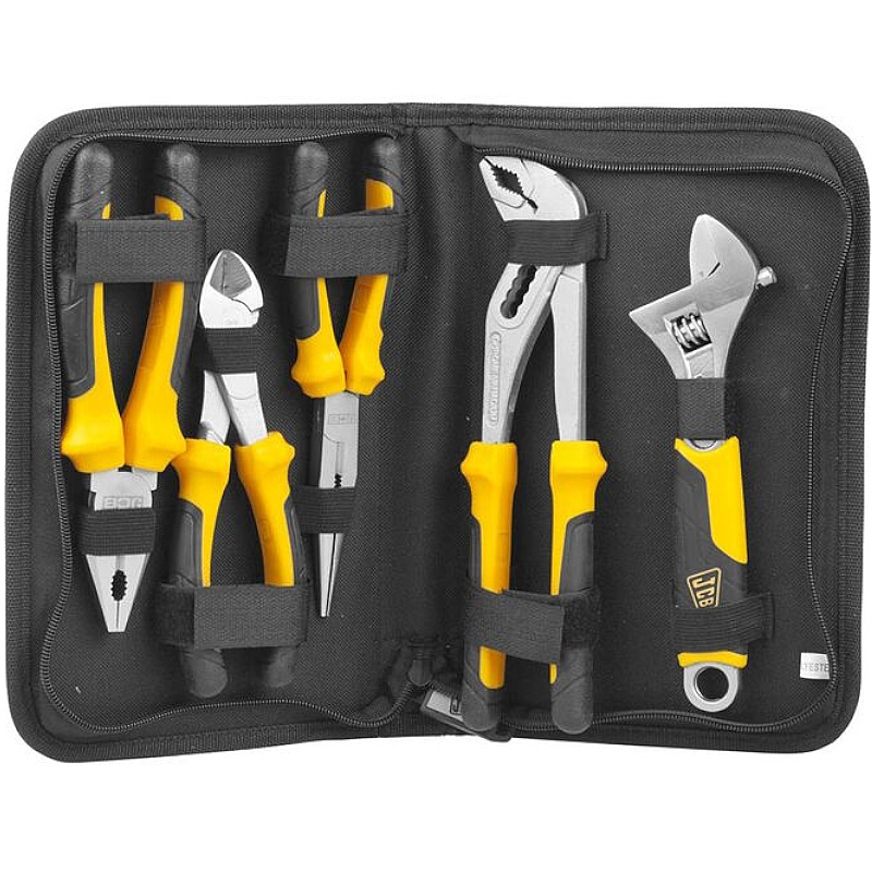 Набор губцевого инструмента JCB JPL017 CrV cталь 3666₽