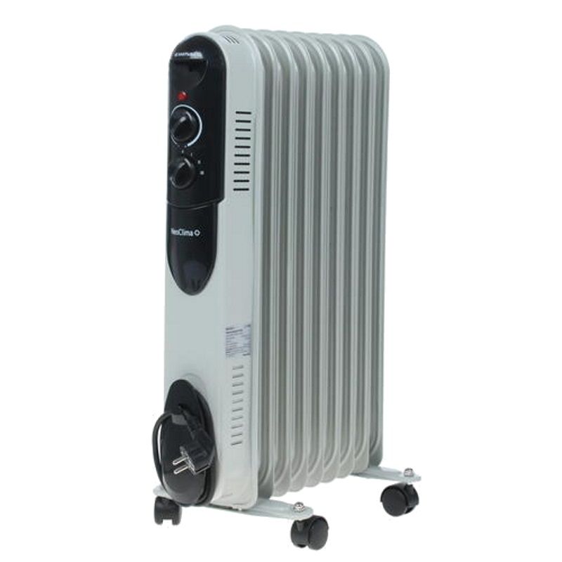 Масляный обогреватель Neoclima NC 9309 (3 режима нагрева, 9 секций, мощность 2000 Вт) в Туле