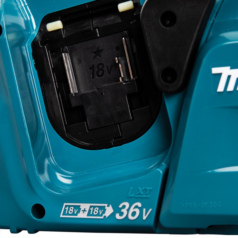 Пила цепная аккумуляторная 36 В Makita DUC353Z (без АКБ и ЗУ) + Makita 191L75-3 Набор (ЗУ DC18RD + Аккумуляторы BL1850B - 2 шт.) в Твери