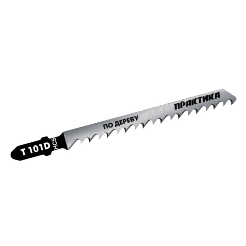 Пилки для лобзика по дереву Практика T101D 034-458 (100x75 мм, HCS, 2 шт.)