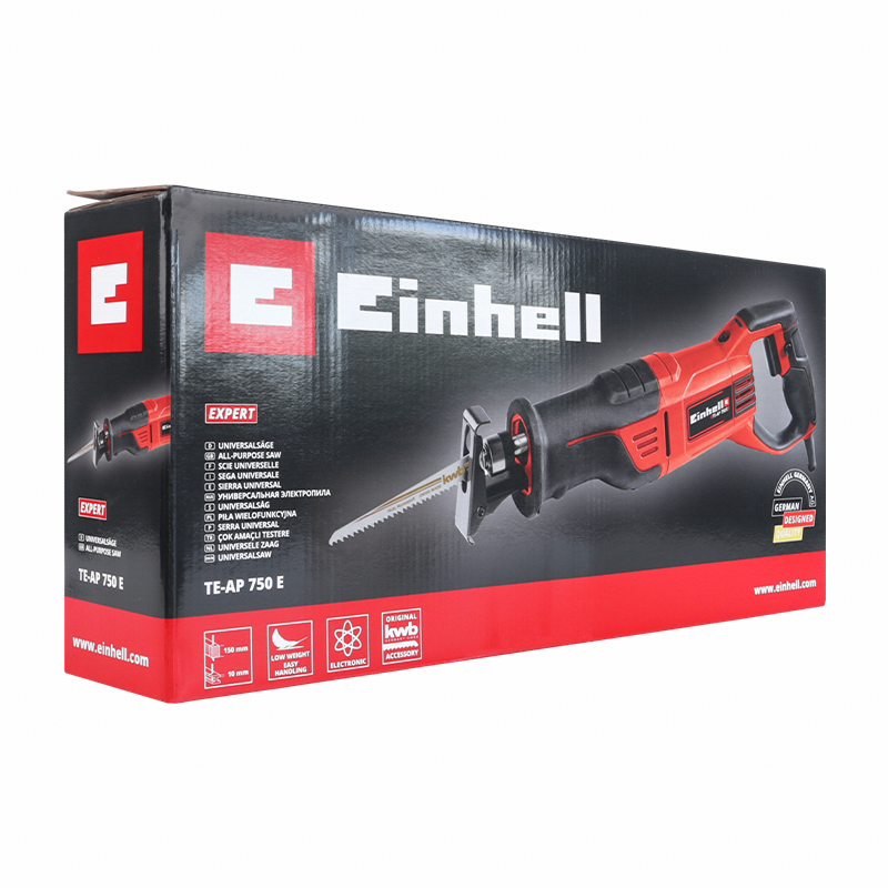 Пила сабельная Einhell TE-AP 750 E, 750 Вт, 0-2700 об/мин 4326170 в Кинешме
