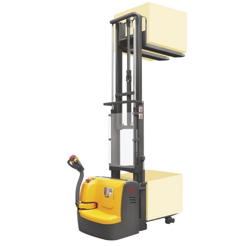 Штабелер самоходный TOR XILIN CDDR15S 1041015, Li-ion, 1,5 т, 4,5м, двухуровневый, сопровождаемый, 24/225 В/Ач в Кинешме