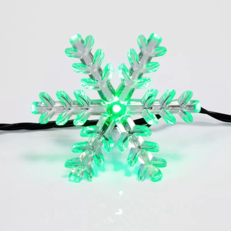 Гирлянда светодиодная Neon-Night "Снежинки" 303-065 1250840, 4.4 м, 30 LED, мульти, 4 Вт, IP 20, с контроллером в Твери