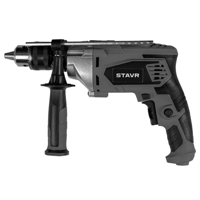 Дрель ударная Stavr SID 1000-13M 9030100466 1000 Вт 13 мм металлический редуктор 2 режима БЗП 13 мм 0-3200 обмин 3702₽
