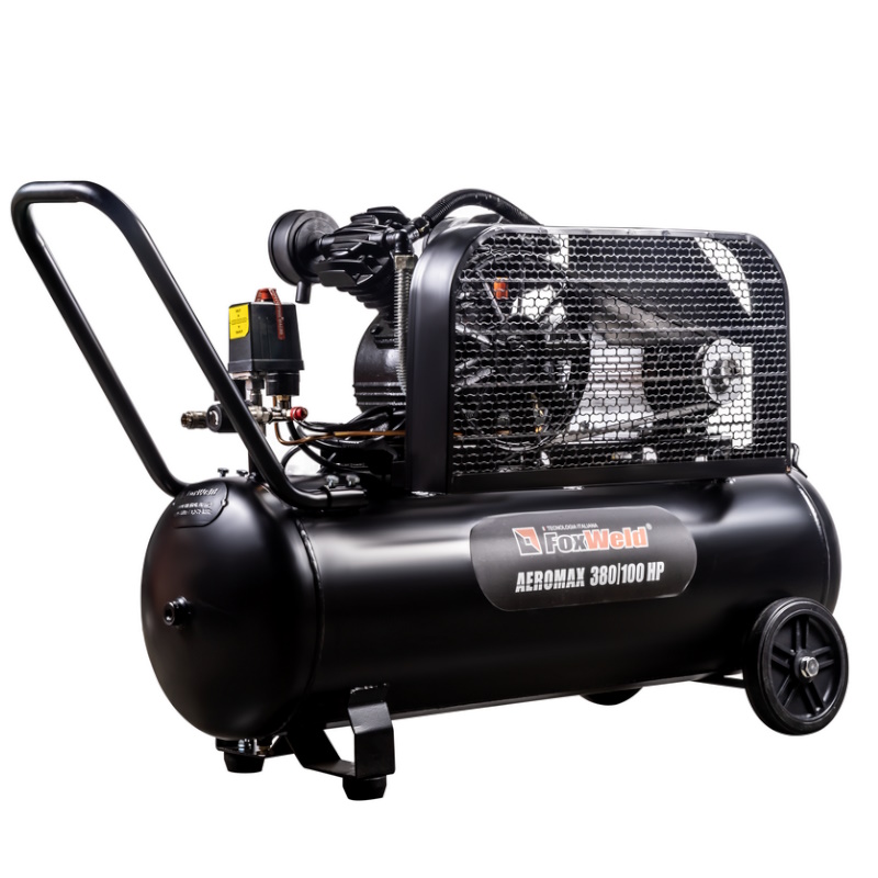 Компрессор масляный ременной FoxWeld AEROMAX 380/100 HP 7068