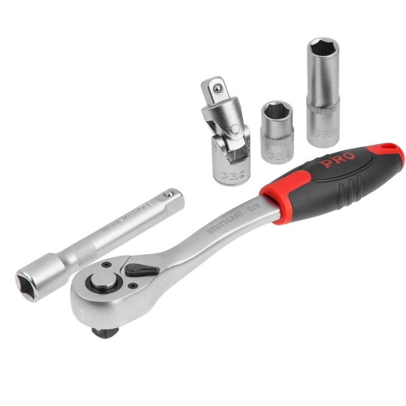 Набор головок и ключей Pro Startul STUTTGART PRO-216S, 216 предметов, 1/4",3/8",1/2" в Вологде
