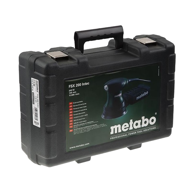 Эксцентриковая шлифмашина по дереву Metabo FSX 200 Intec (диаметр подошвы 125 мм, вес 1,4 кг) в Туле