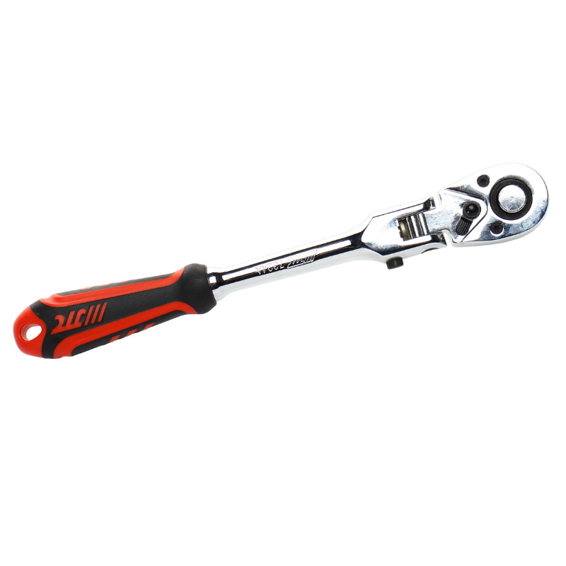Трещотка шарнирная JTC JTC-7324A, 1/2", 72 зуба, с резиновой рукояткой, длина 278 мм в Костроме