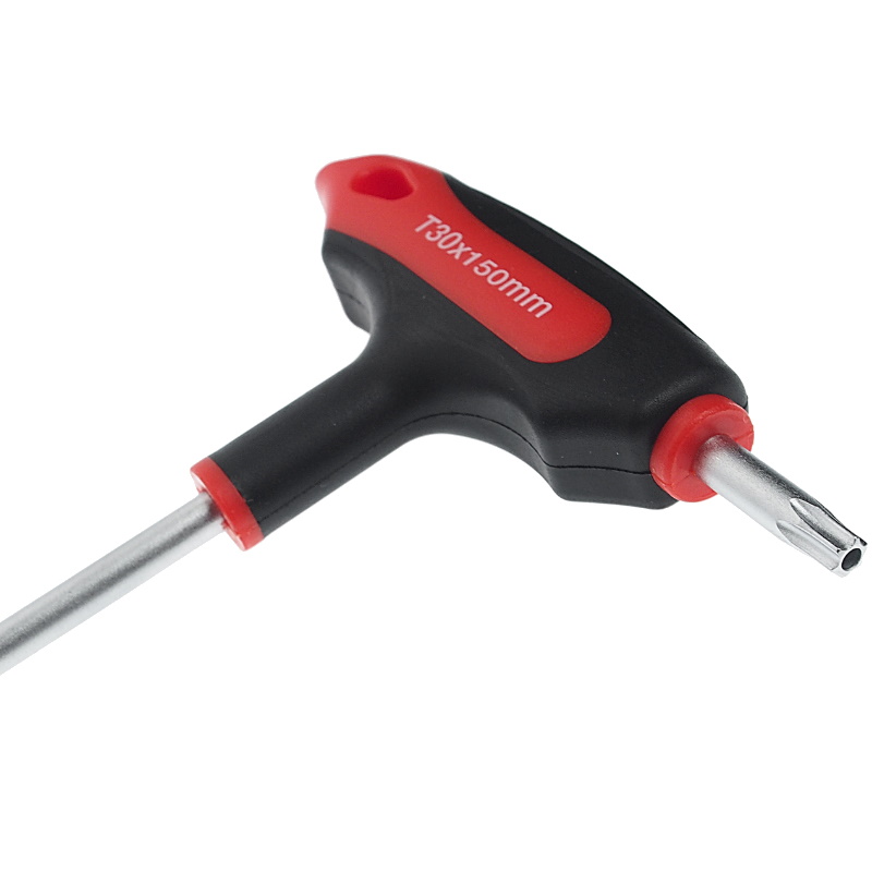 Двусторонний ключ JTC JTC-784830, TORX, с отверстием и Т-образной рукояткой, T30H в Кинешме