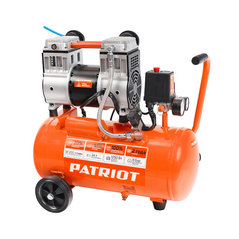 Компрессор поршневой безмасляный Patriot WO 24-220 525301920 в Коврове