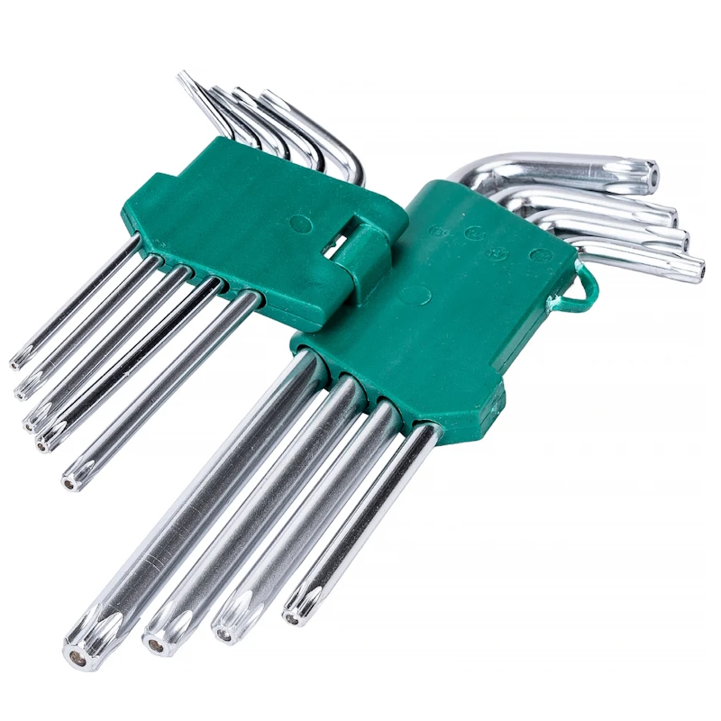 Набор ключей Волат 11020-09, Torx, T10-T50, 9шт длинных в Иваново