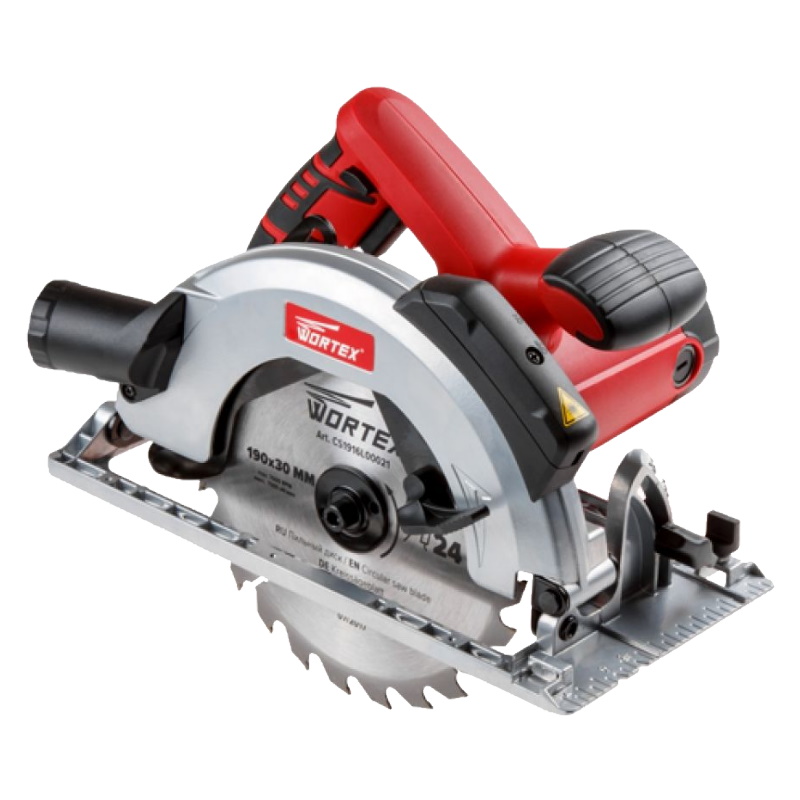 Циркулярная пила Wortex CS 1916 L CS1916L00021 1600 Вт 190 мм лазер 7404₽