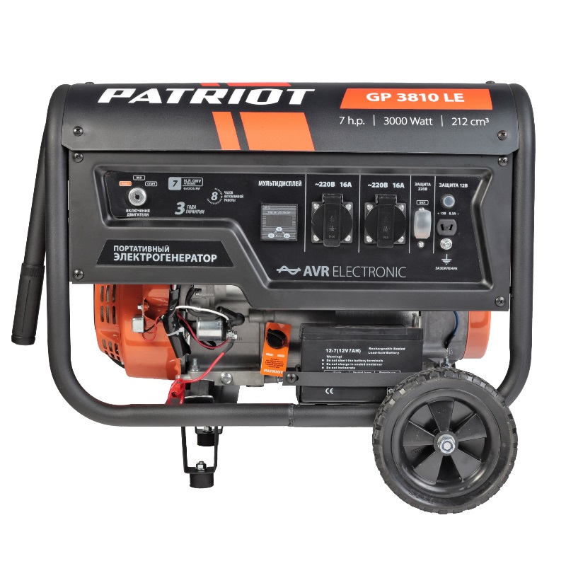 Бензиновый генератор Patriot GP 3810LE в Костроме