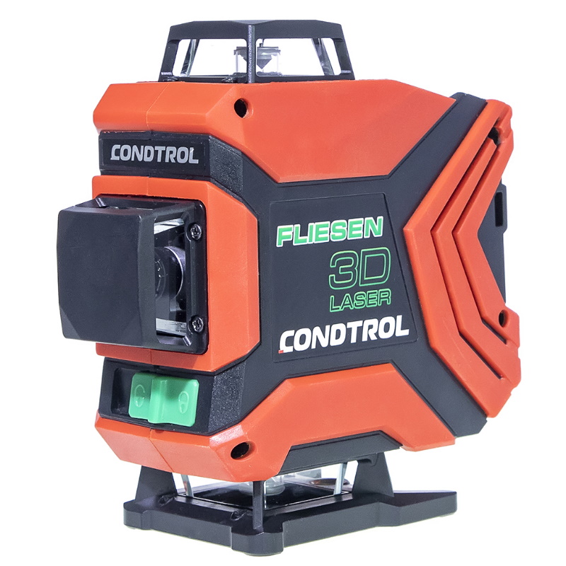 Лазерный нивелир Condtrol Fliesen 3D Laser 7-2-103 (зеленый лазер, 2 луча, дальность с приемником 40 м) в Коврове