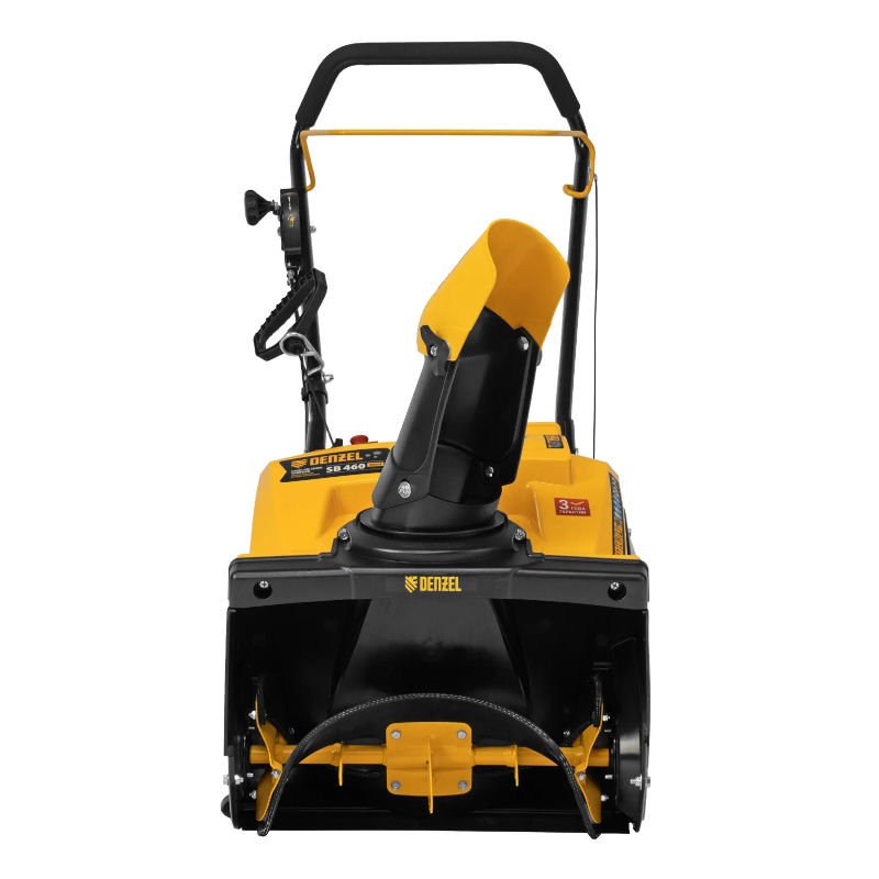 Бензиновая снегоуборочная машина Denzel SB 460 Sled 97648, 99cc, лыжи ручной старт в Угличе