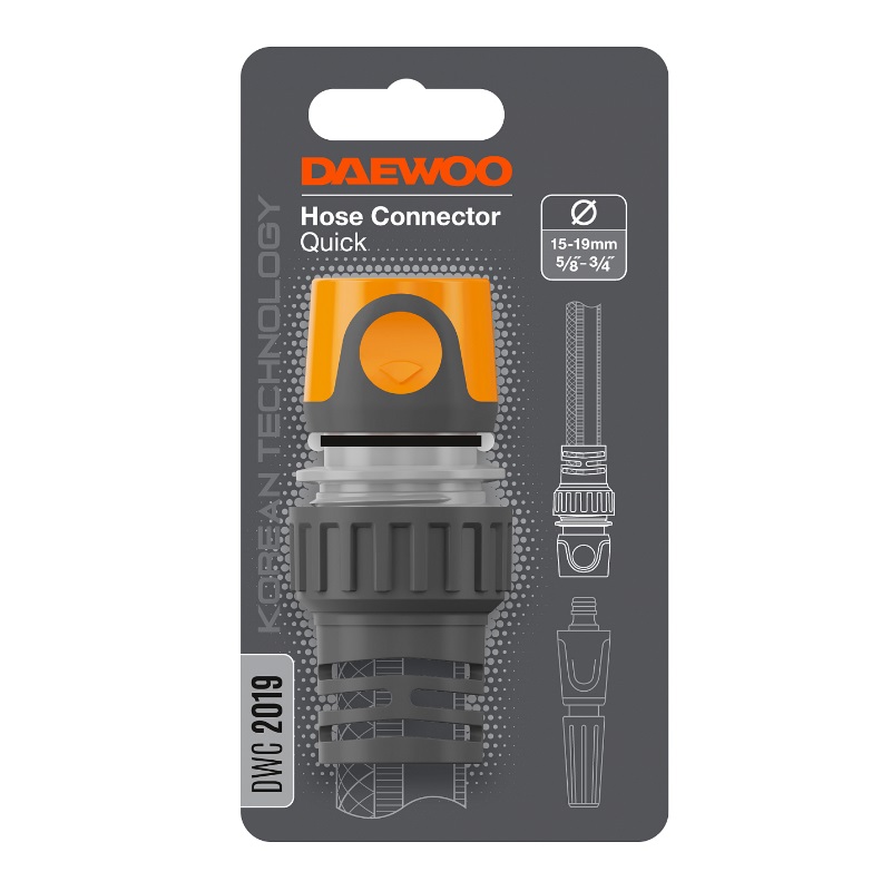 Коннектор для шланга 15-19 мм (5/8”-3/4”) Daewoo DWC 2019 в Муроме