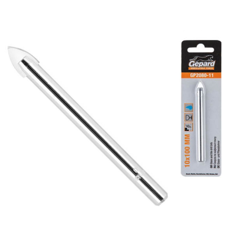 Сверло по кафелюстеклу Gepard GP2080-08 8х80мм цх 97₽