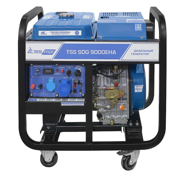 Дизельный генератор TSS SDG 9000EHA, 100035