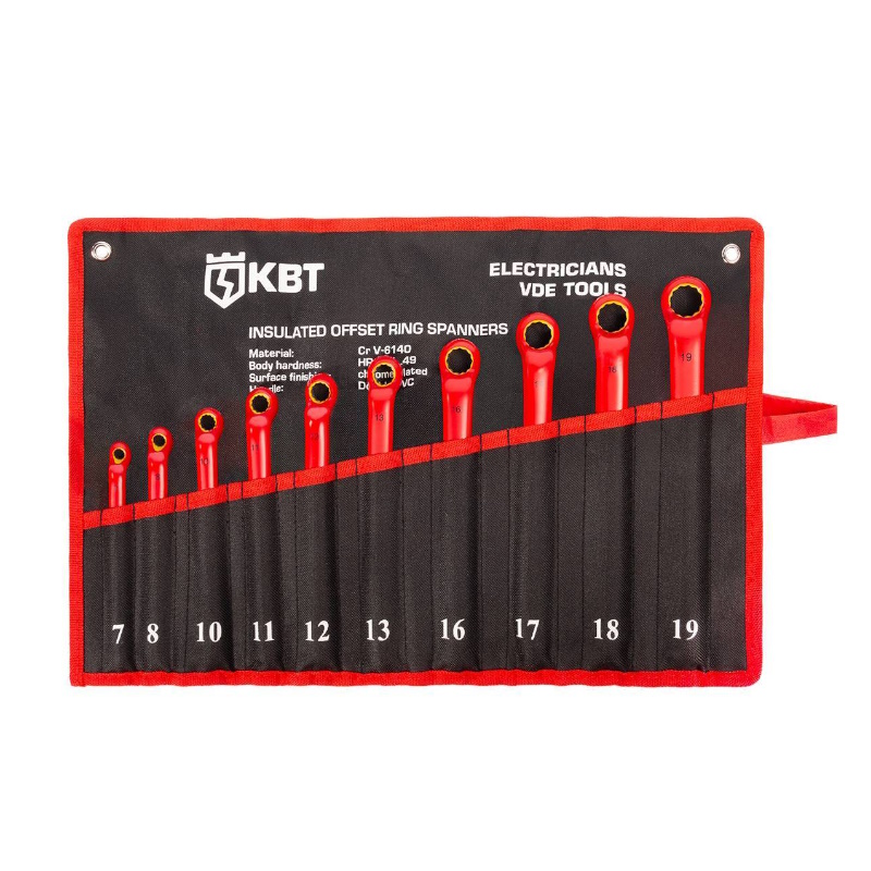 Набор диэлектрических накидных ключей КВТ НИИ-23 89427 серия ЭКСПЕРТ 11684₽