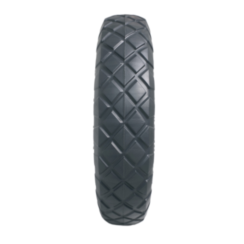 Колесо для тачки/тележки Fachmann 05.064, полиуретановое серое 4.80/4.00-8 подшипник D 12 мм в Иваново