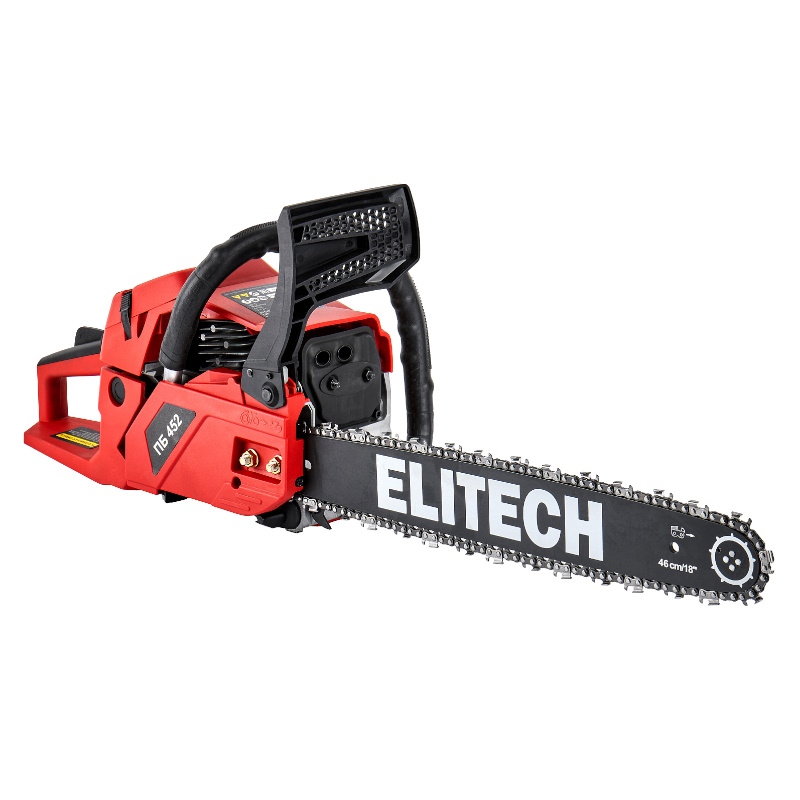 Бензопила Elitech ДМ ПБ 452 (E1611.013.00) 205449, 45 см3, 2.0 кВт/2.7 л.с.,шина 45 см,3200-1000 об/мин в Рыбинске