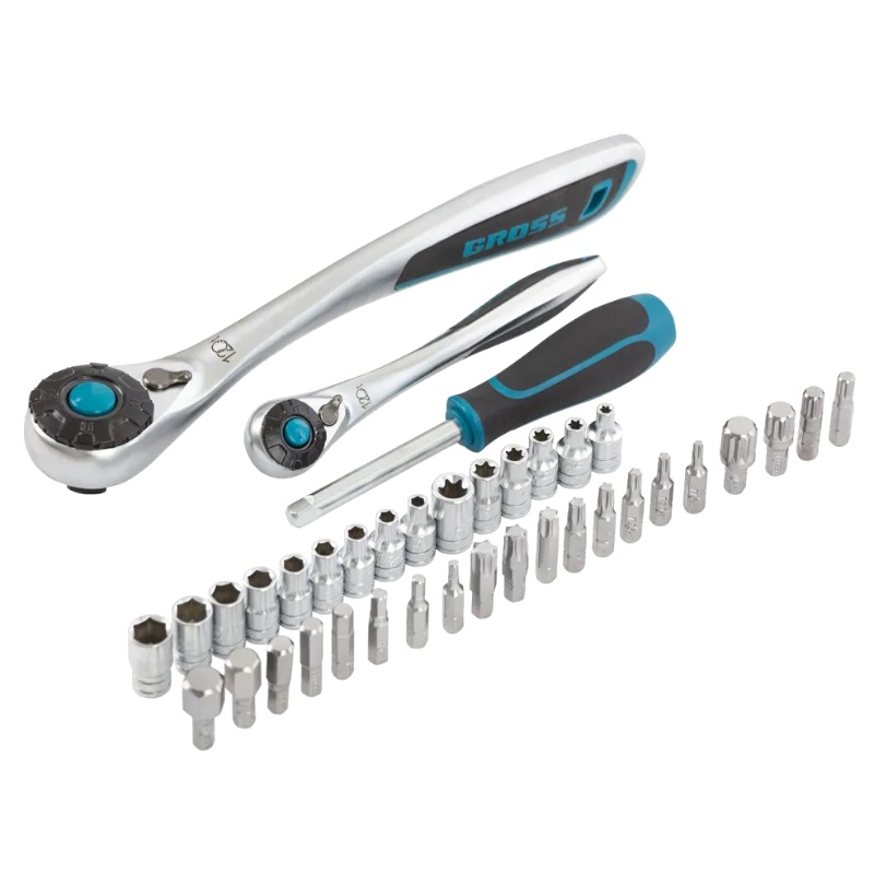 Набор инструментов Gross 14151 (1/4", 1/2", CrV, 120 зубьев, 101 предмет) в Туле