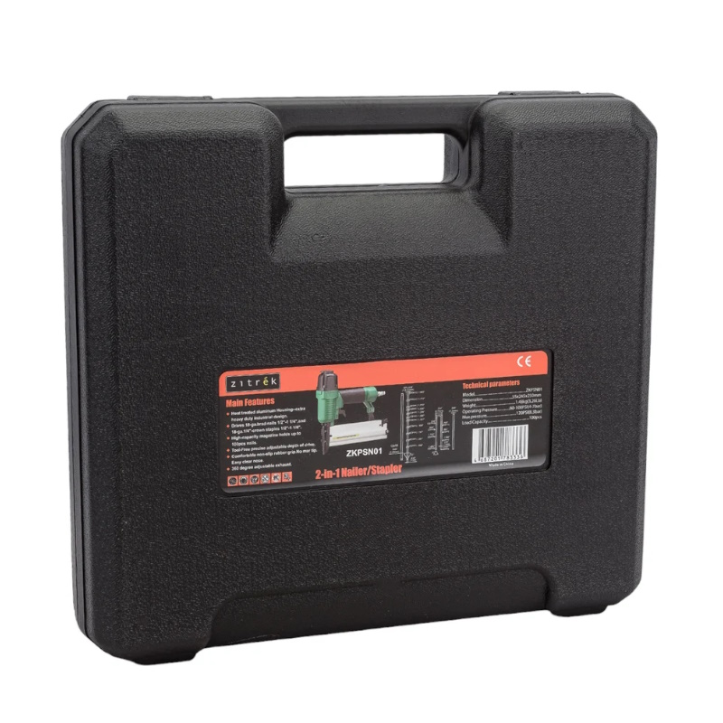 Степлер пневматический для скоб и гвоздей Zitrek ZKPSN01 018-1132