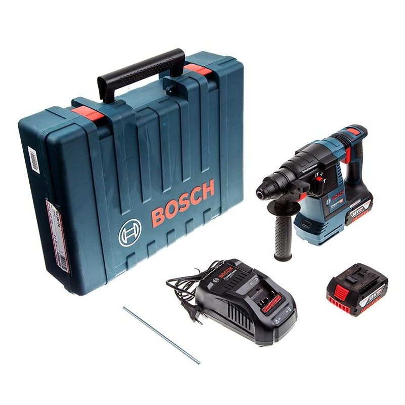 Аккумуляторный перфоратор Bosch GBH 18V-26 0.611.909.003 в кейсе, с защитной муфтой, с виброзащитой