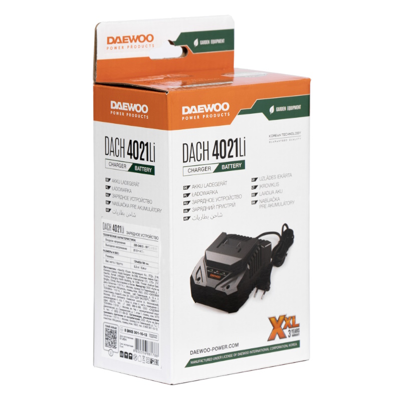 Устройство зарядное Daewoo DACH 4021Li, 4,0А во Владимире