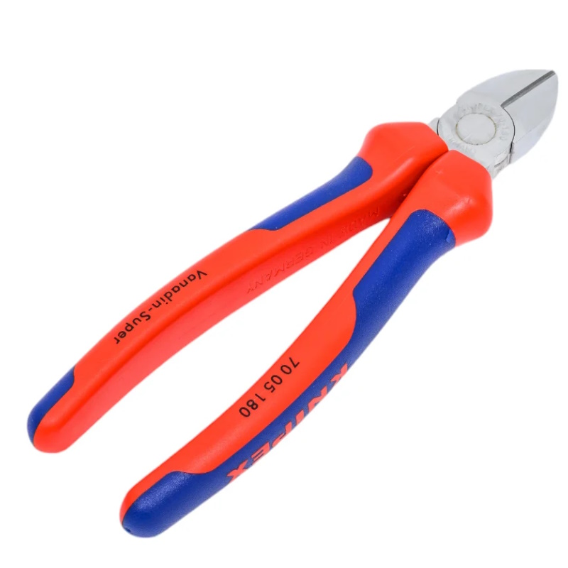 Бокорезы Knipex KN-7005180SB, 180 мм, хром, 2-компонентные ручки в Угличе