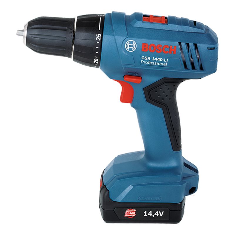 Аккумуляторная дрель-шуруповерт Bosch GSR 1440-Li 0.601.9A8.408, 25 бит в комплекте в Угличе