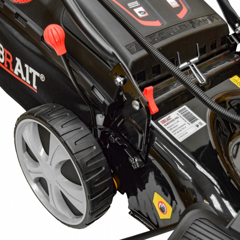 Газонокосилка бензиновая Brait BLM3350SE PRO, ширина скашивания 50,1 см, самоходная06.03.015.102 в Муроме