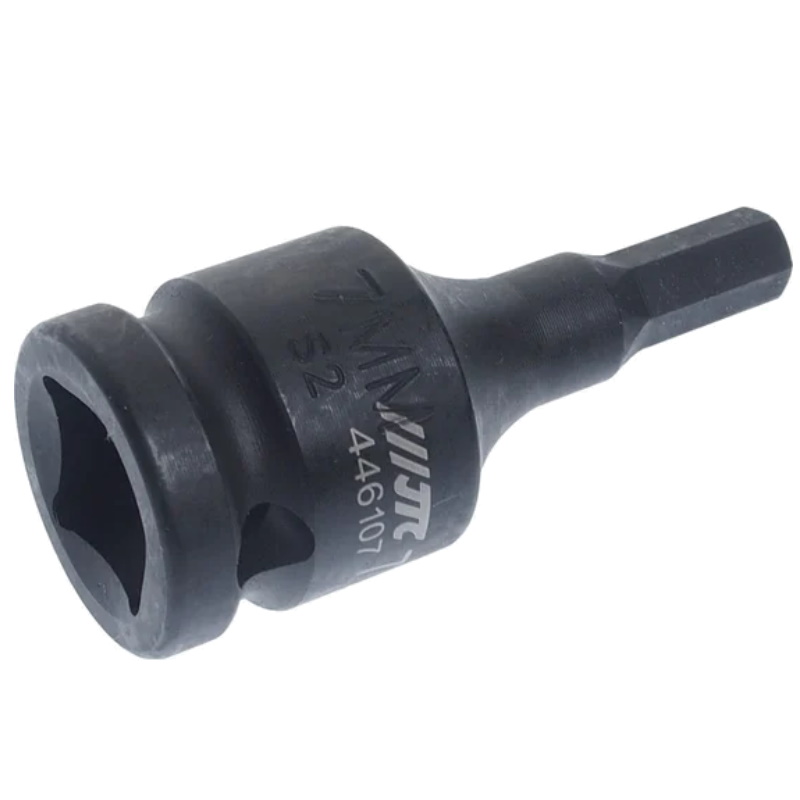 Головка торцевая ударная JTC JTC-446107, HEX 1/2" H-7, диаметр 25, длина 60 мм в Иваново