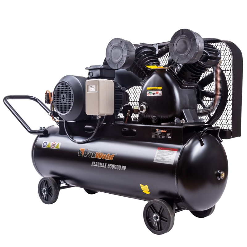Компрессор масляный ременной FoxWeld AEROMAX 550/100 HP 7069 в Коврове
